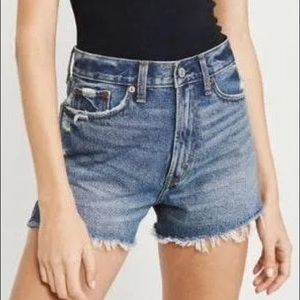 Abercrombie & Fitch high rise shorts size: 2